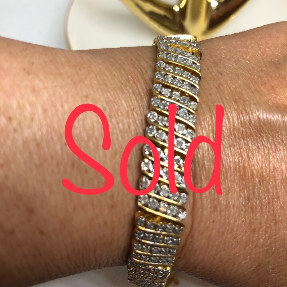 1.0ctw Real Diamond Tennis Bracelet